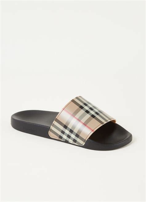 burberry heren slippers|burberry slippers women.